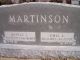 Headstone Emil and Myrtle Martinson