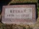 Headstone Herman Brodd